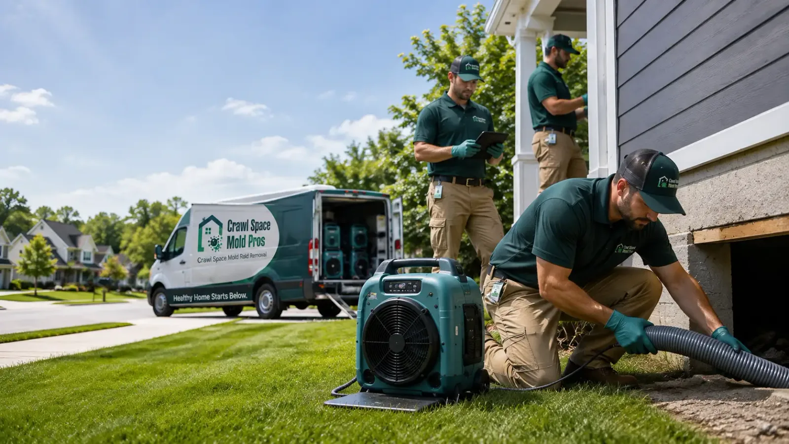 Crawl Space Mold Removal in Santaquin, UT